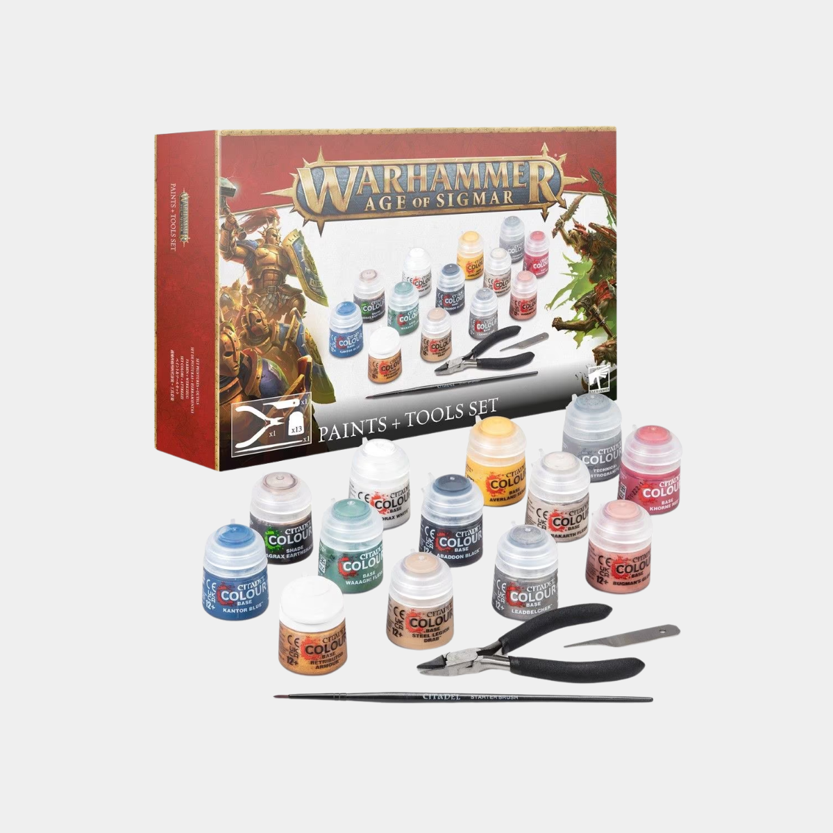 Warhammer Age of Sigmar: Paints and Tools Set