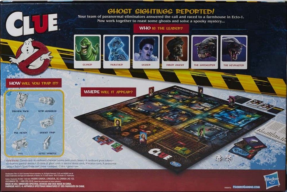 Ghostbusters Clue