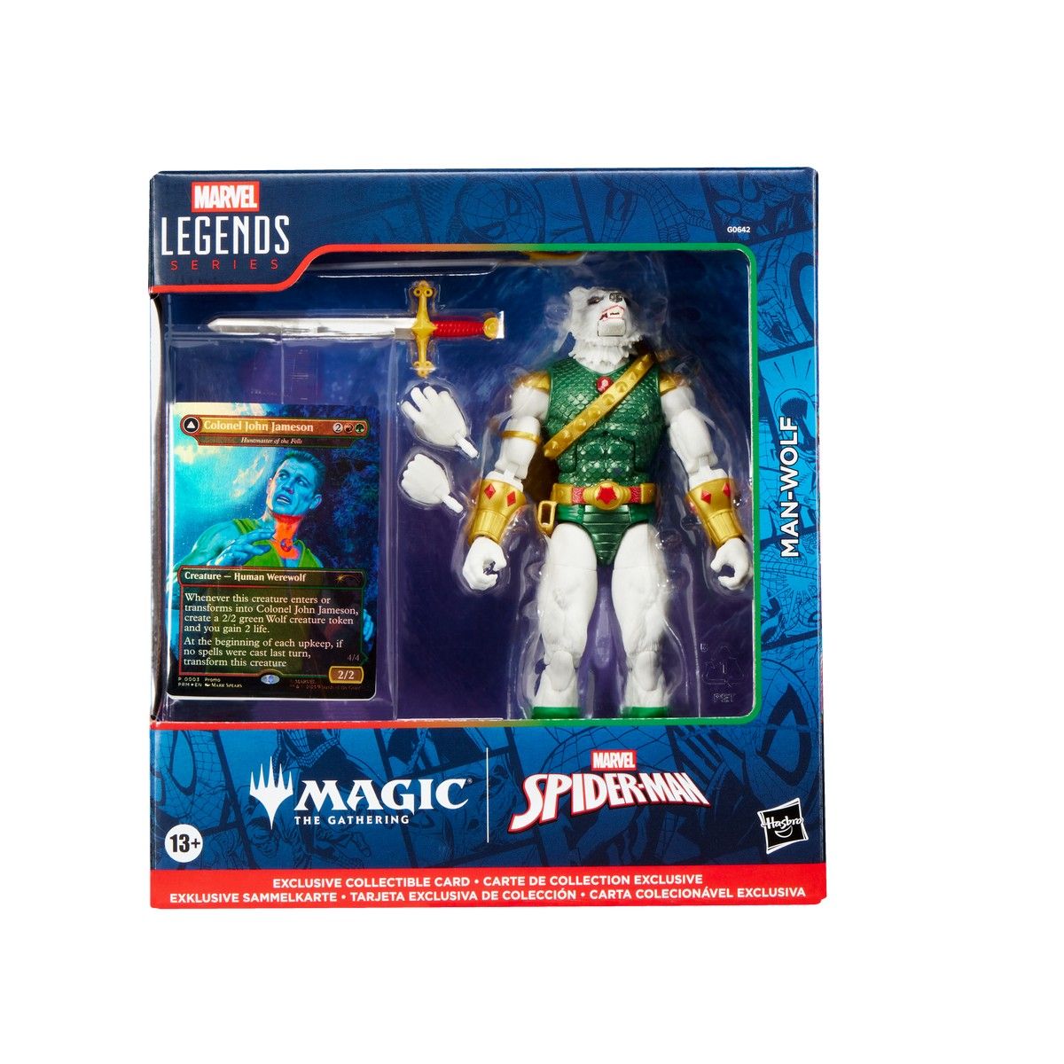 MTG: Marvel Legends - Man-Wolf Action Figure with Card