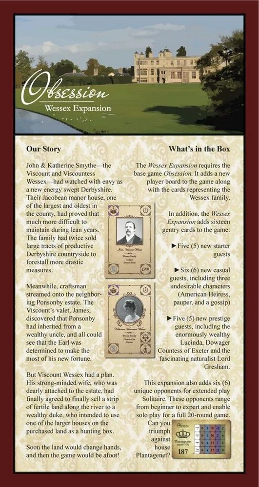 Obsession - 2nd Edition: Wessex