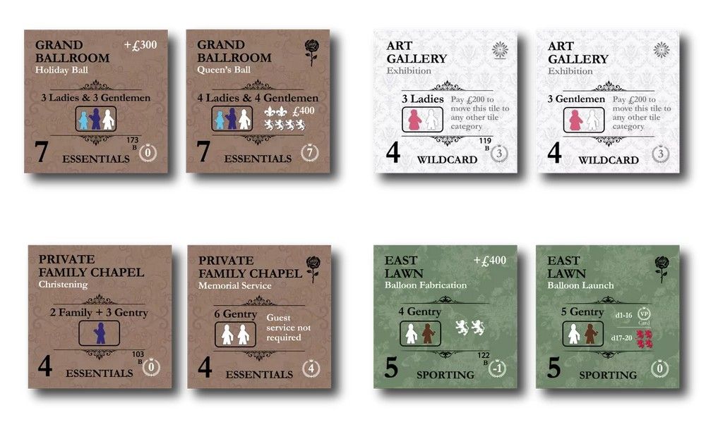 Obsession - 2nd Edition: Promo Tiles