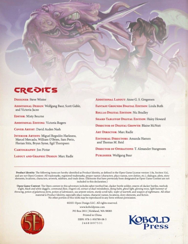 Scarlet Citadel: A Dungeon of Secrets for 5th Edition