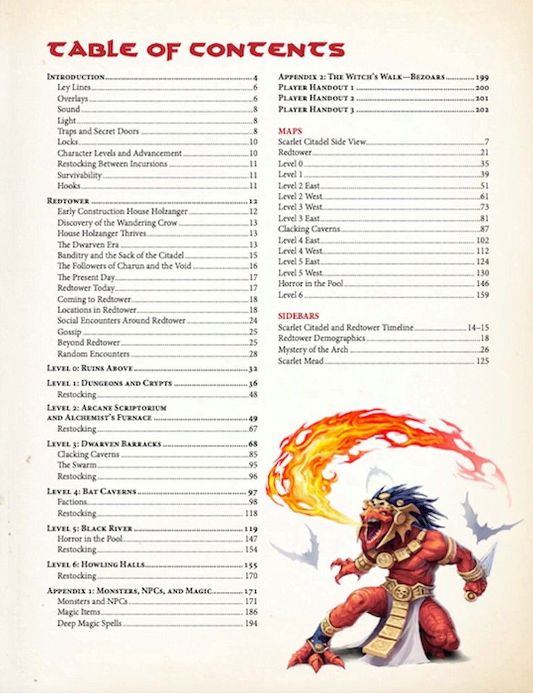 Scarlet Citadel: A Dungeon of Secrets for 5th Edition