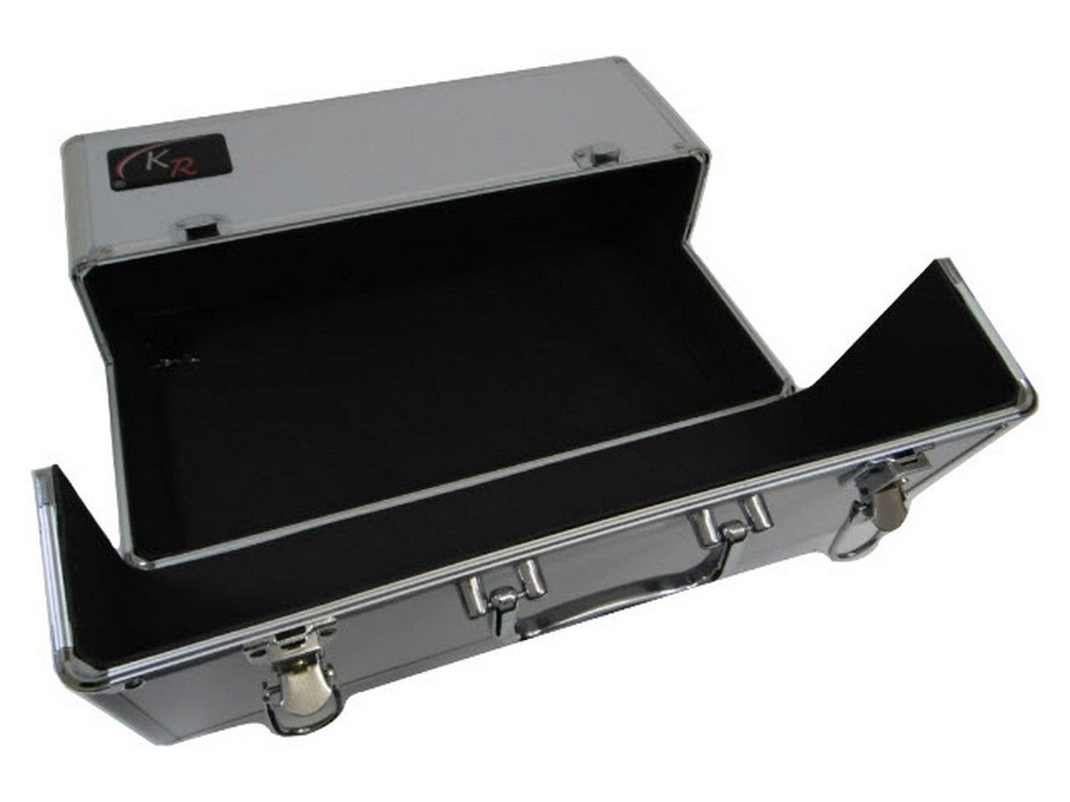 Standard Aluminium Case With Double Lid - Silver