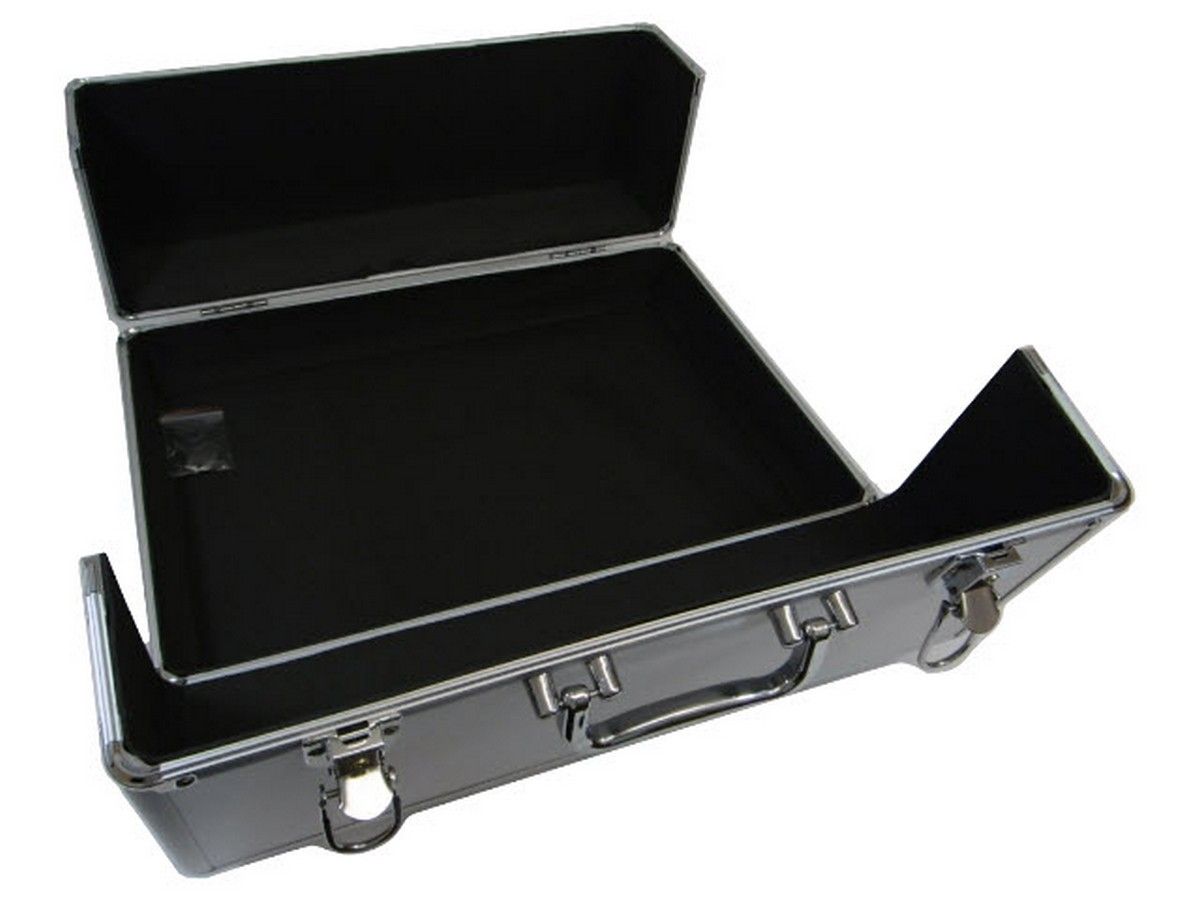 Standard Aluminium Case With Double Lid - Silver