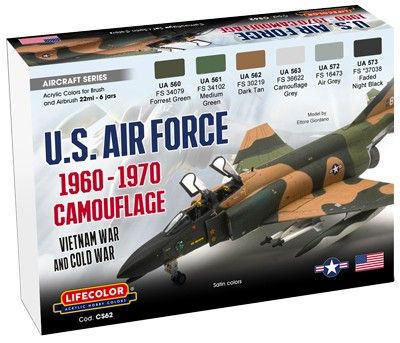 LifeColor US Air Force 1960-70 Vietnam & Cold War