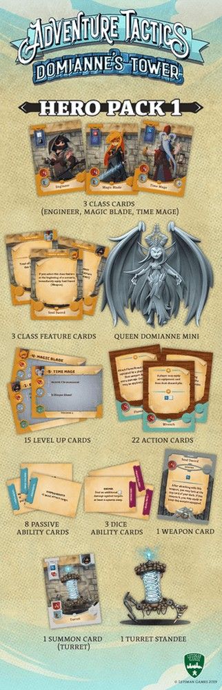 Adventure Tactics: Domiannes Tower Hero Pack 1