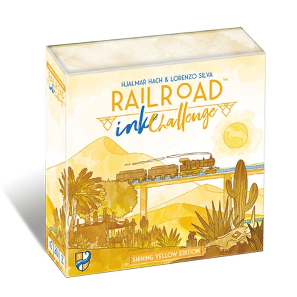 Railroad Ink Challenge Shining Yellow Edition