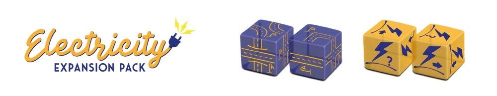 Railroad Ink Challenge Electricity Dice Expansion Pack