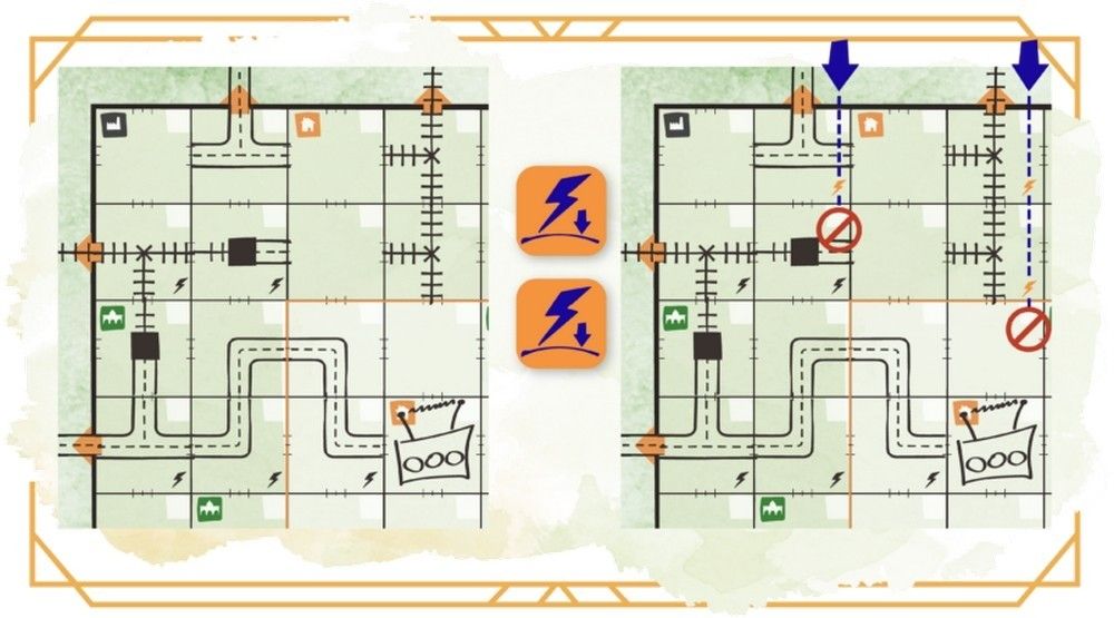 Railroad Ink Challenge Electricity Dice Expansion Pack