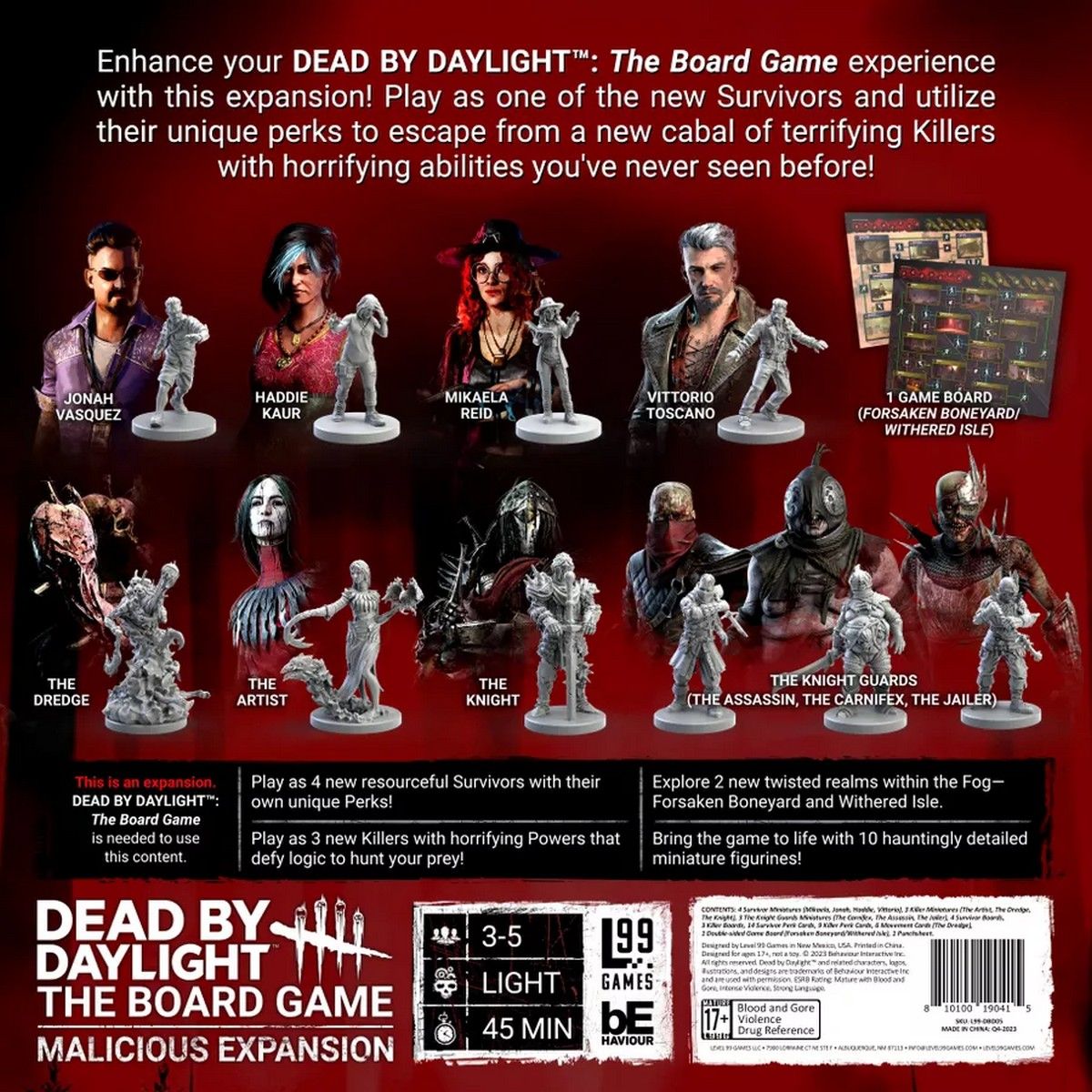 Dead By Daylight: The Board Game - Malicious Expansion