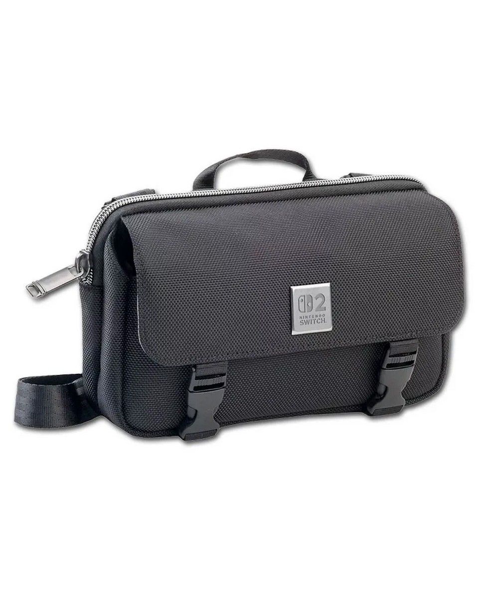 Licensed Nintendo Switch 2 Horizontal Crossbody Bag - Black - NS2