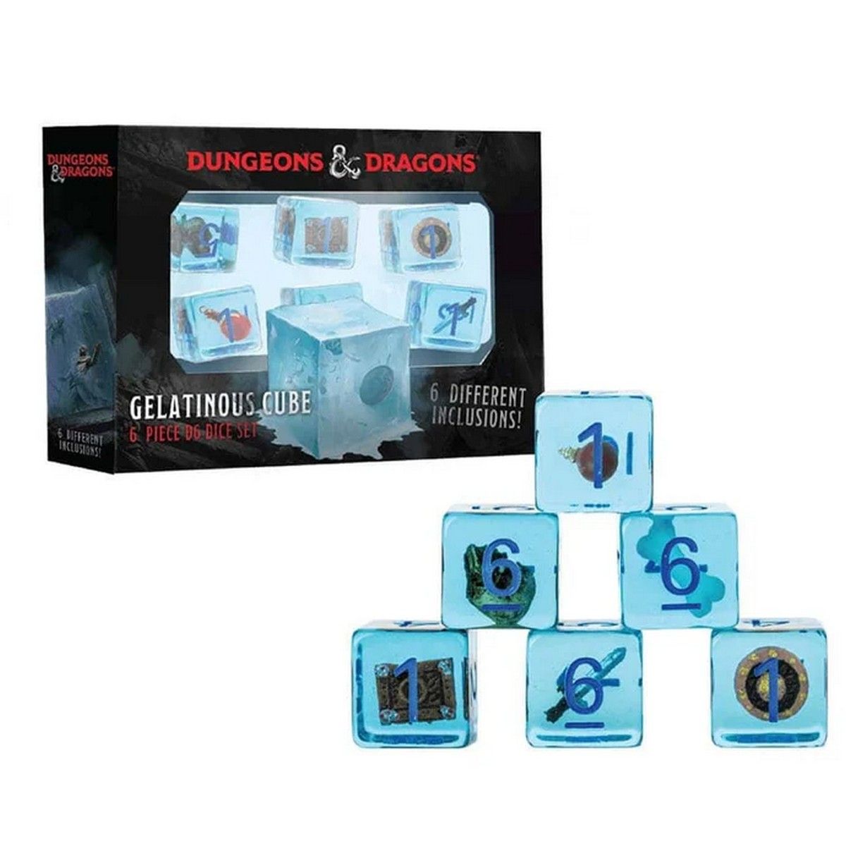 D&D Gelatinous Cube 6-Pack