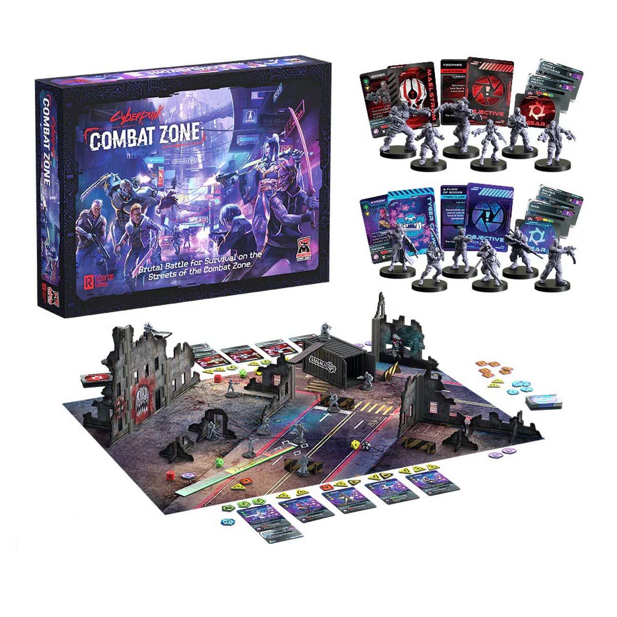 Cyberpunk Red Combat Zone: 2 Player Starter Core Box