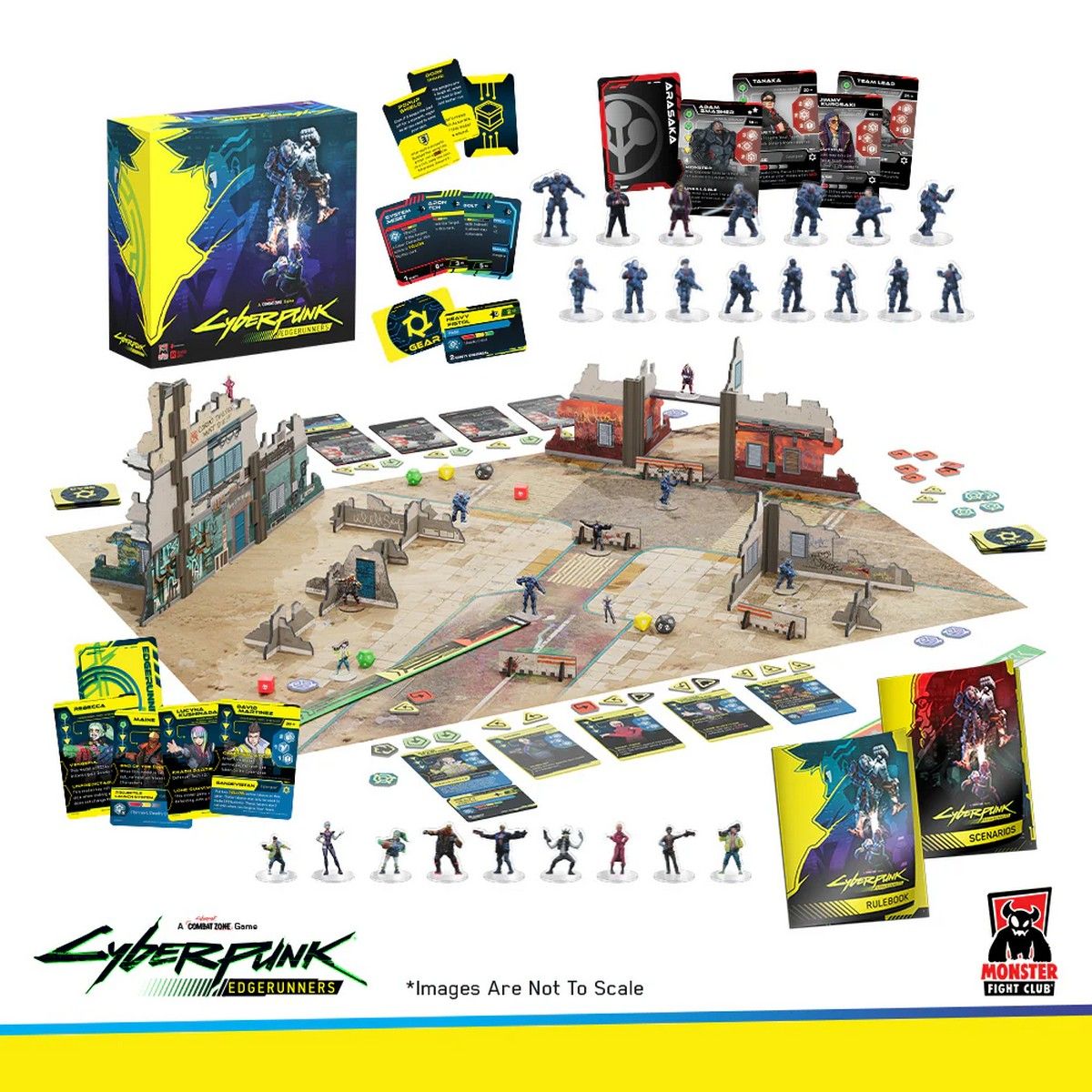 Cyberpunk Edgerunners Combat Zone:  2 Player Starter Core Box