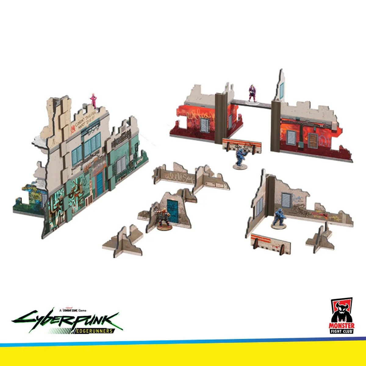 Cyberpunk Edgerunners Combat Zone:  2 Player Starter Core Box