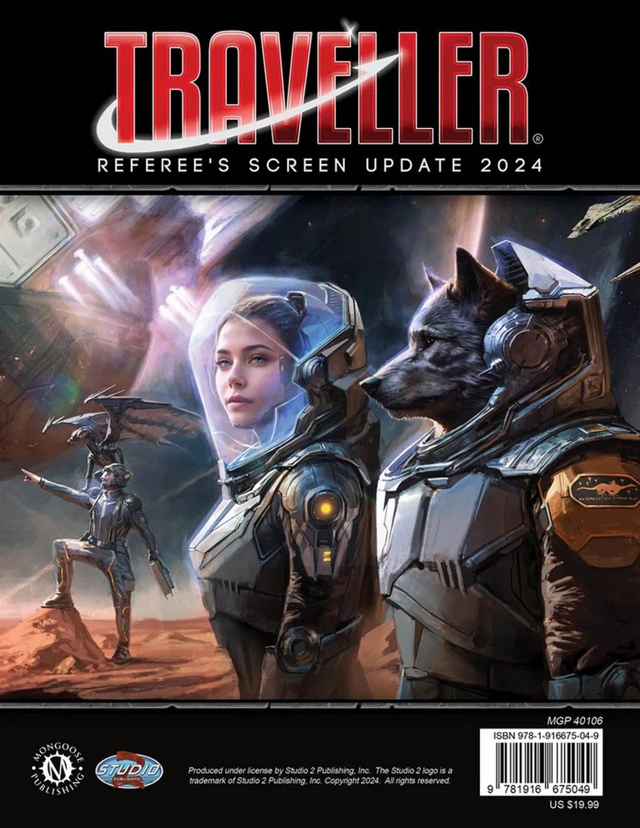 Traveller RPG: 2024 Referees Screen