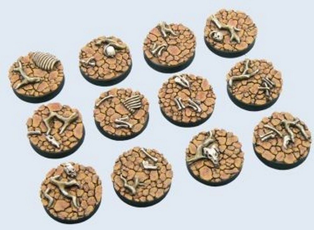Wasteland Bases Round 25mm (5)