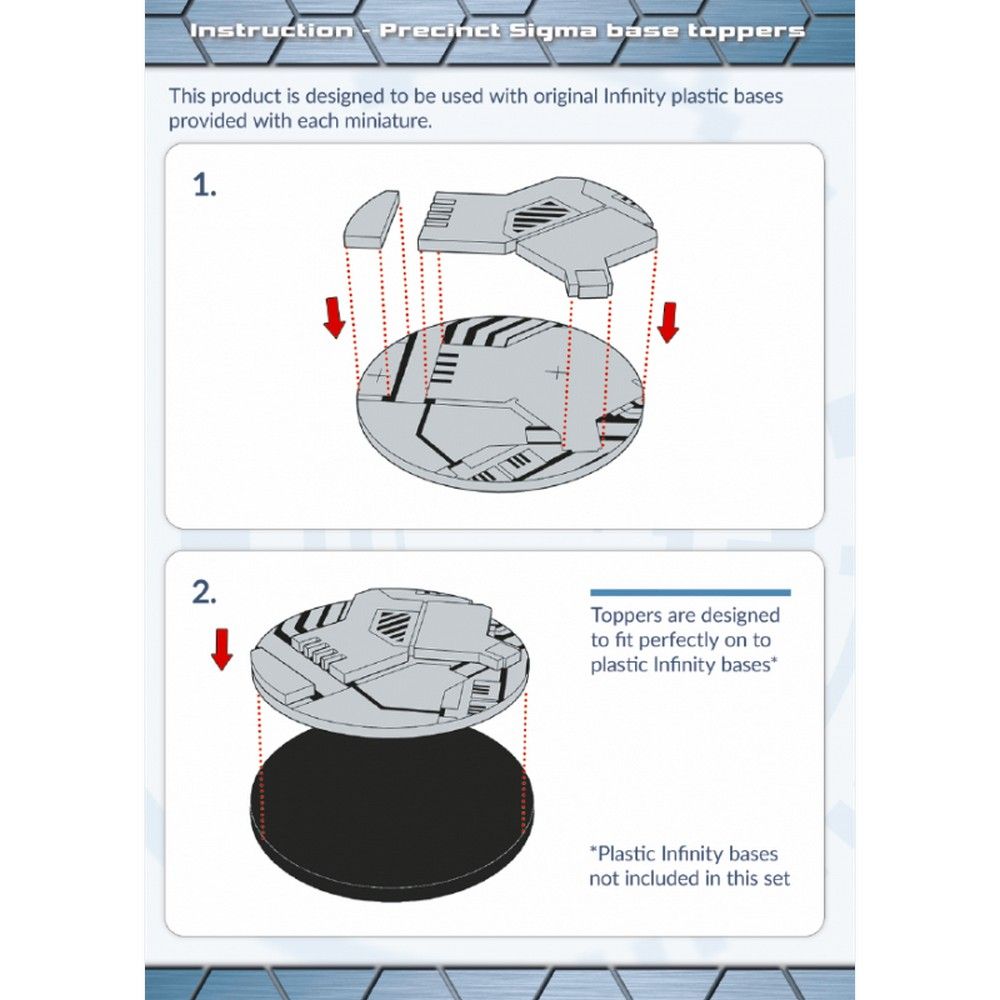 Precinct Sigma Base Topper Round 55mm (4)