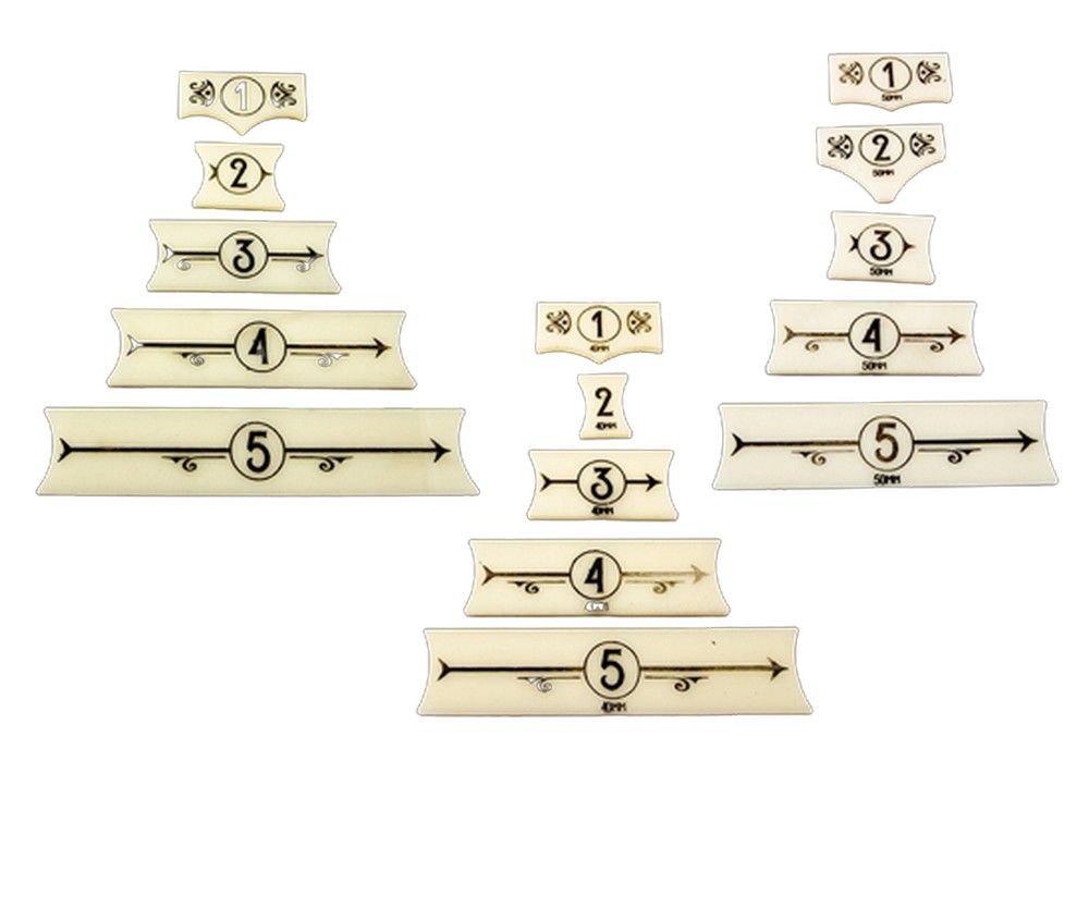 M3e Movement Templates (15 Units) - Beige