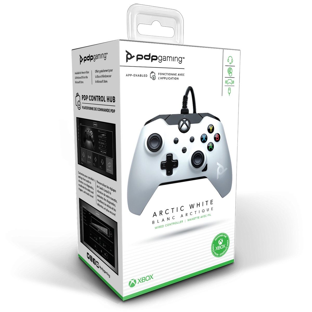 Wired Arctic White Xbox Controller - XBSX