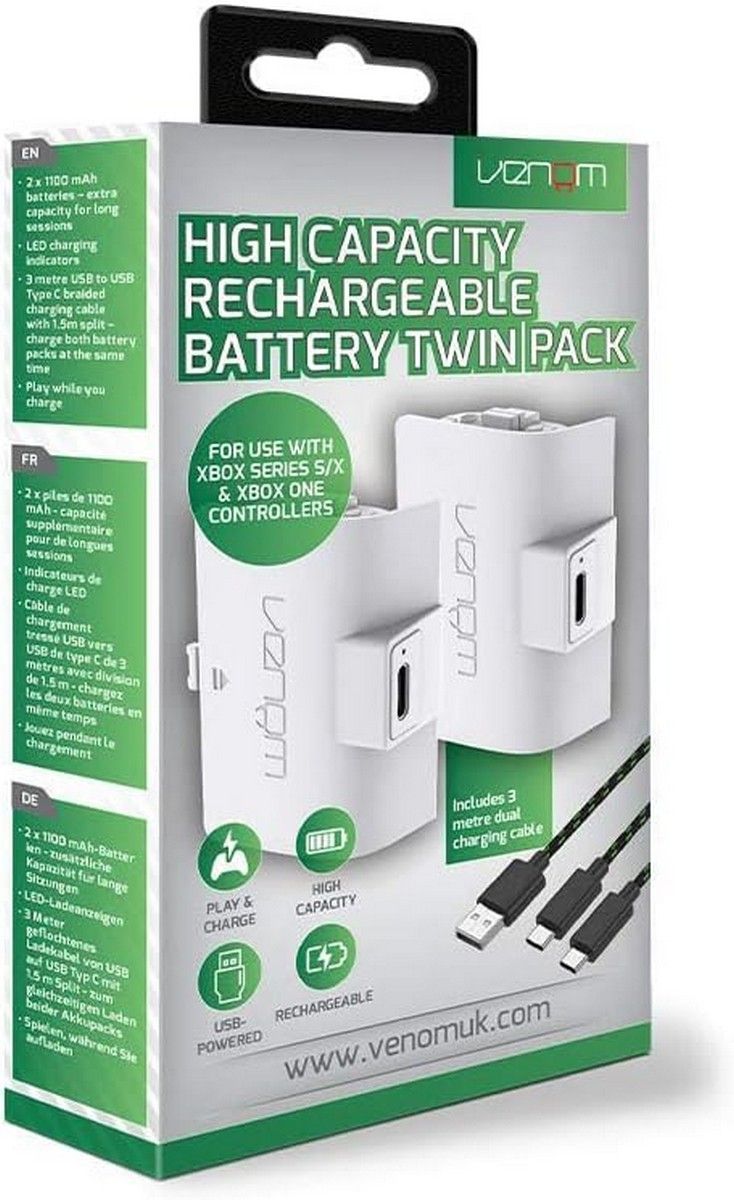 Venom HC Battery Pack White - XBSX