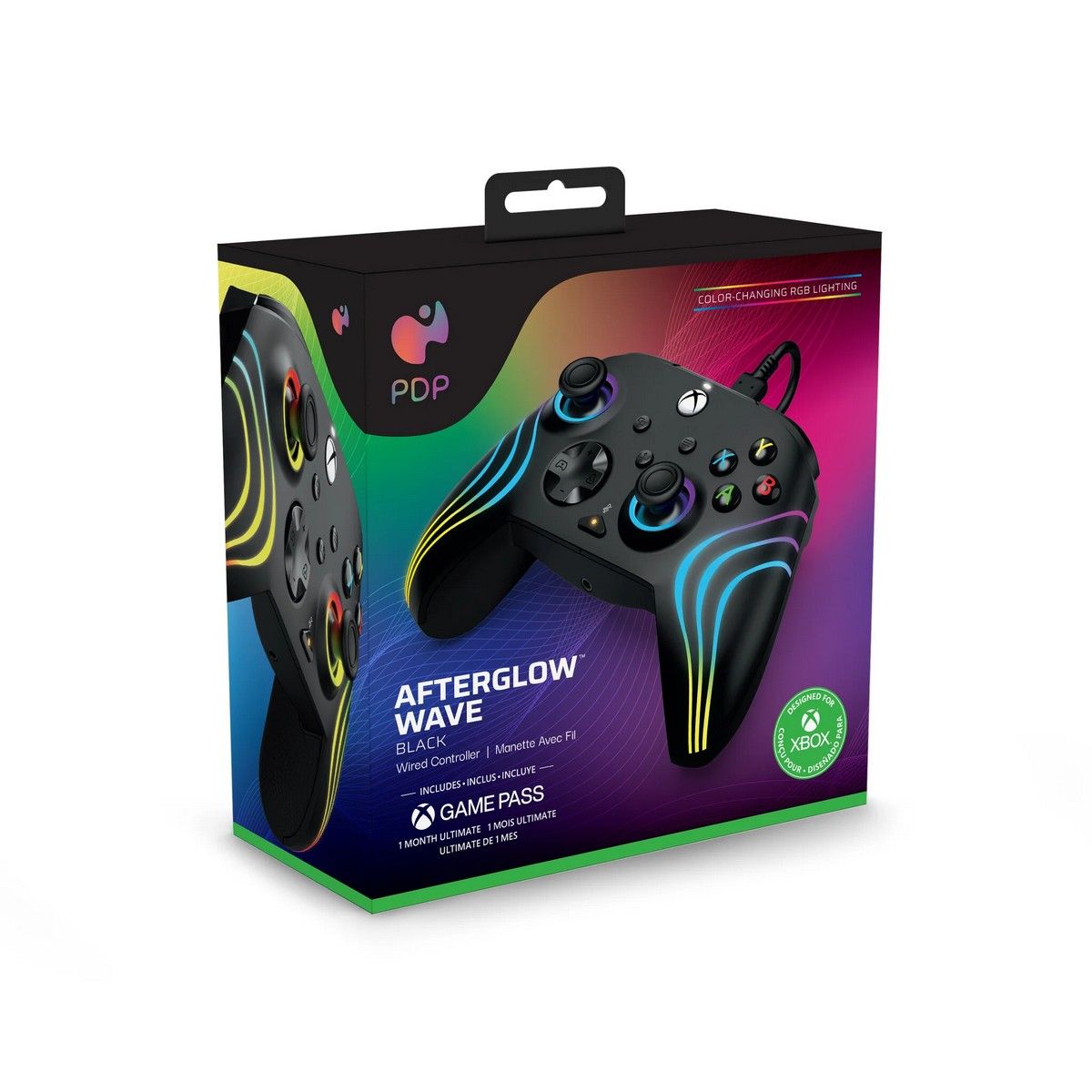 AG Wave Black Wired Controller - XBSX