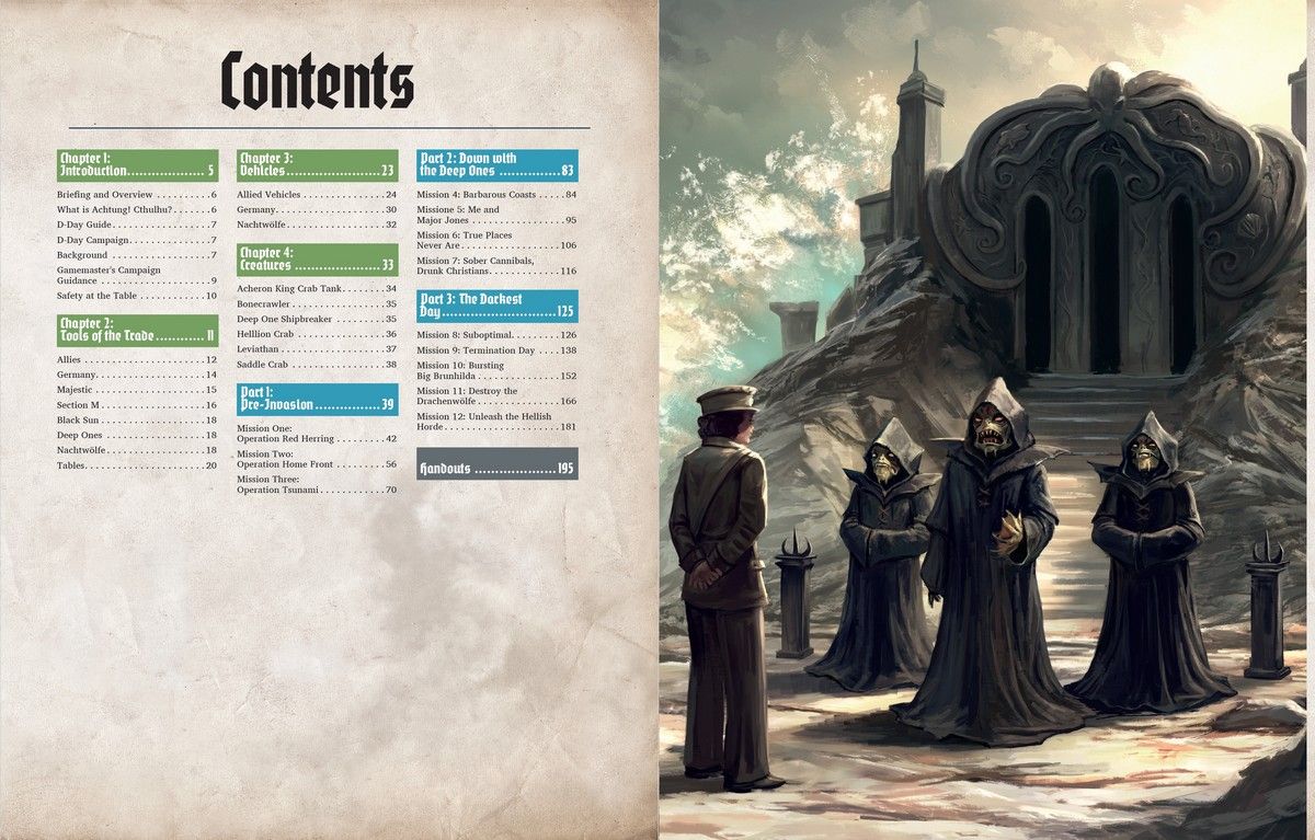 Achtung! Cthulhu 2d20: D-Day - The Darkest Day