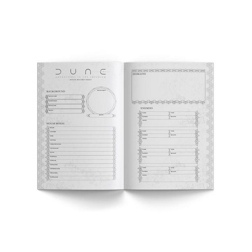 Dune RPG Player's Journal