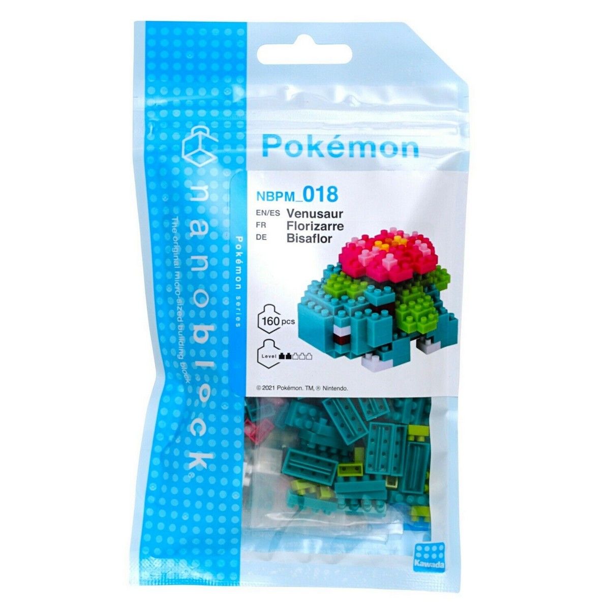 Venusaur - Nanoblock - Pokemon - (NBPM018)