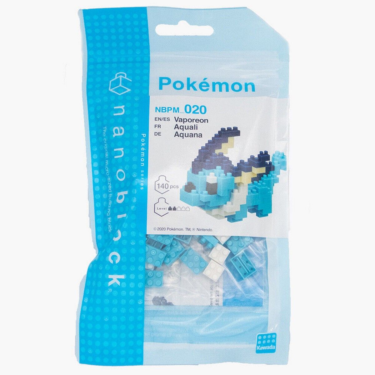 Vaporeon - Nanoblock - Pokemon - (NBPM020)