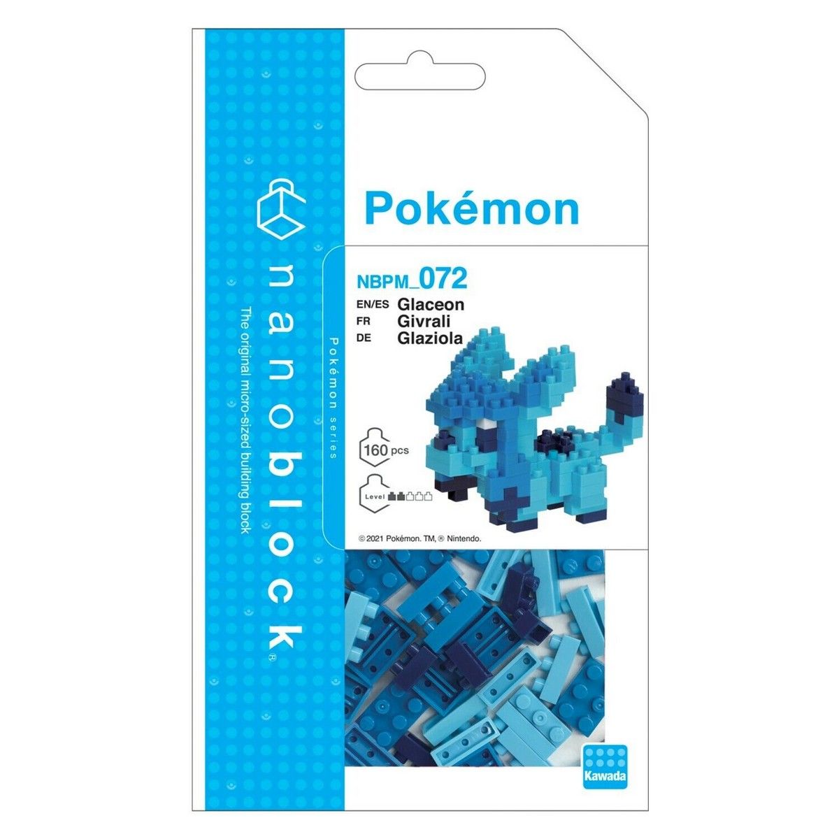Glaceon - Nanoblock - Pokemon - (NBPM072)