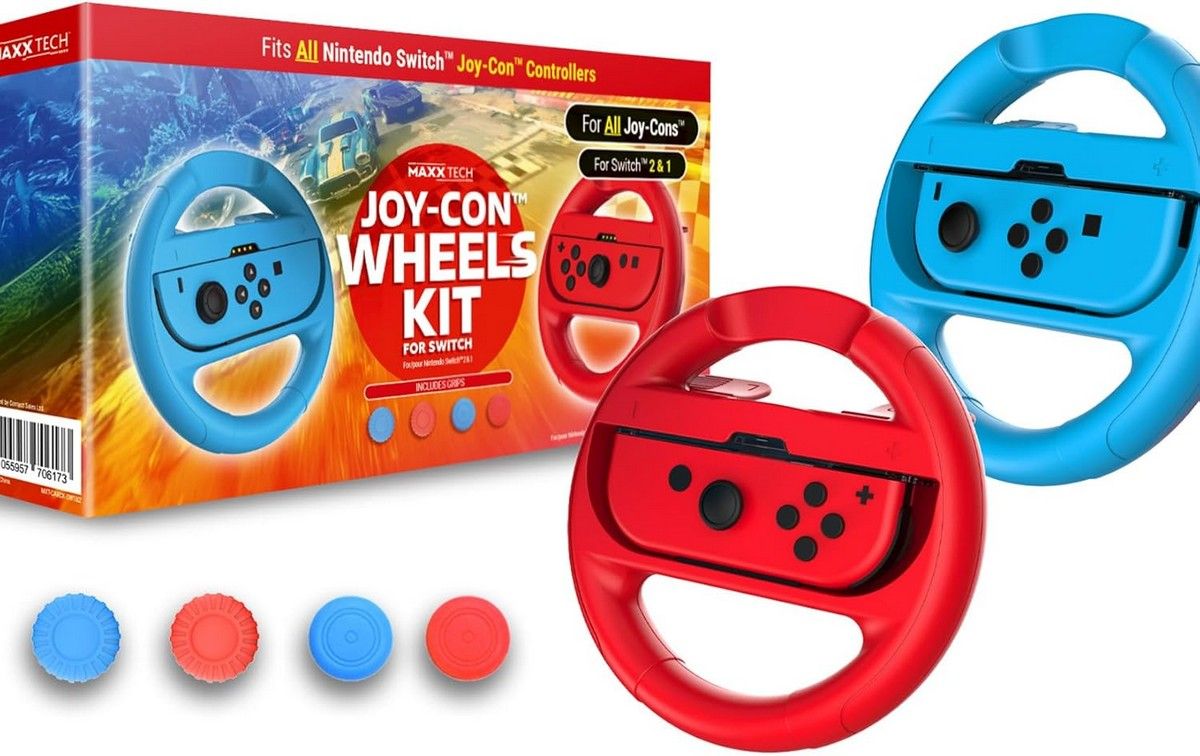 Joy-Con Wheels and Grips for Nintendo Switch 2 & 1 - NS