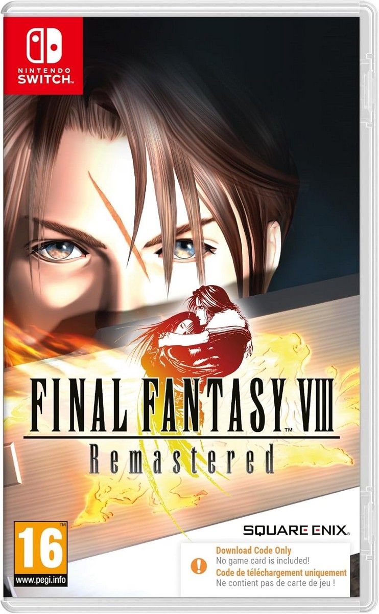 Final Fantasy VIII Remastered (Download Code in Box) - NS