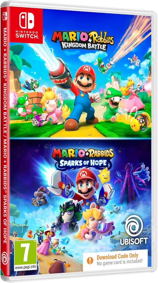Mario + Rabbids Kingdom Battle   Mario + Rabbids Sparks of Hope Double Pack (CIB) - NS