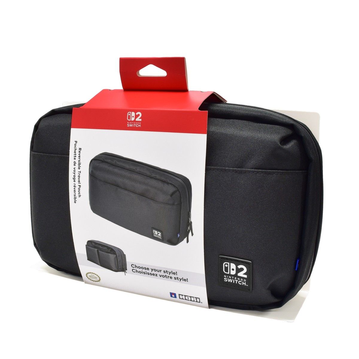 HORI Reversible Travel Pouch - Black - NS2