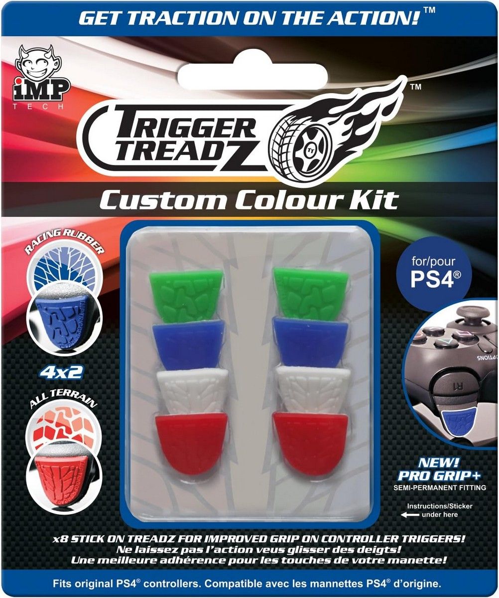 Trigger Treadz Custom Colour Kit (8 Pack) - PS4