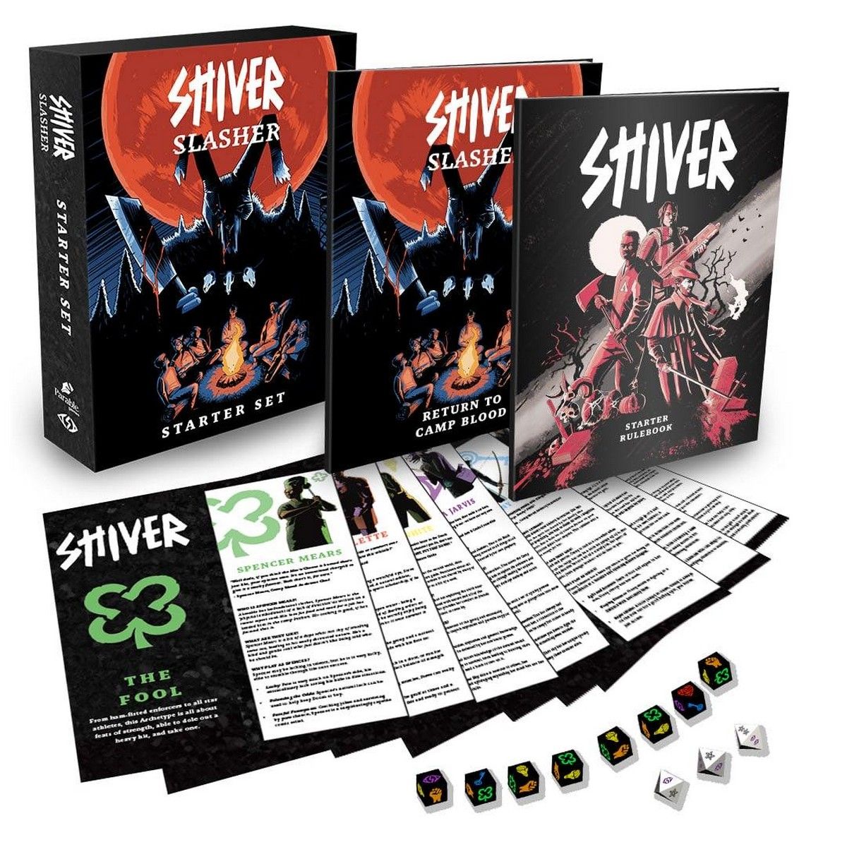 SHIVER RPG: Slasher Starter Box
