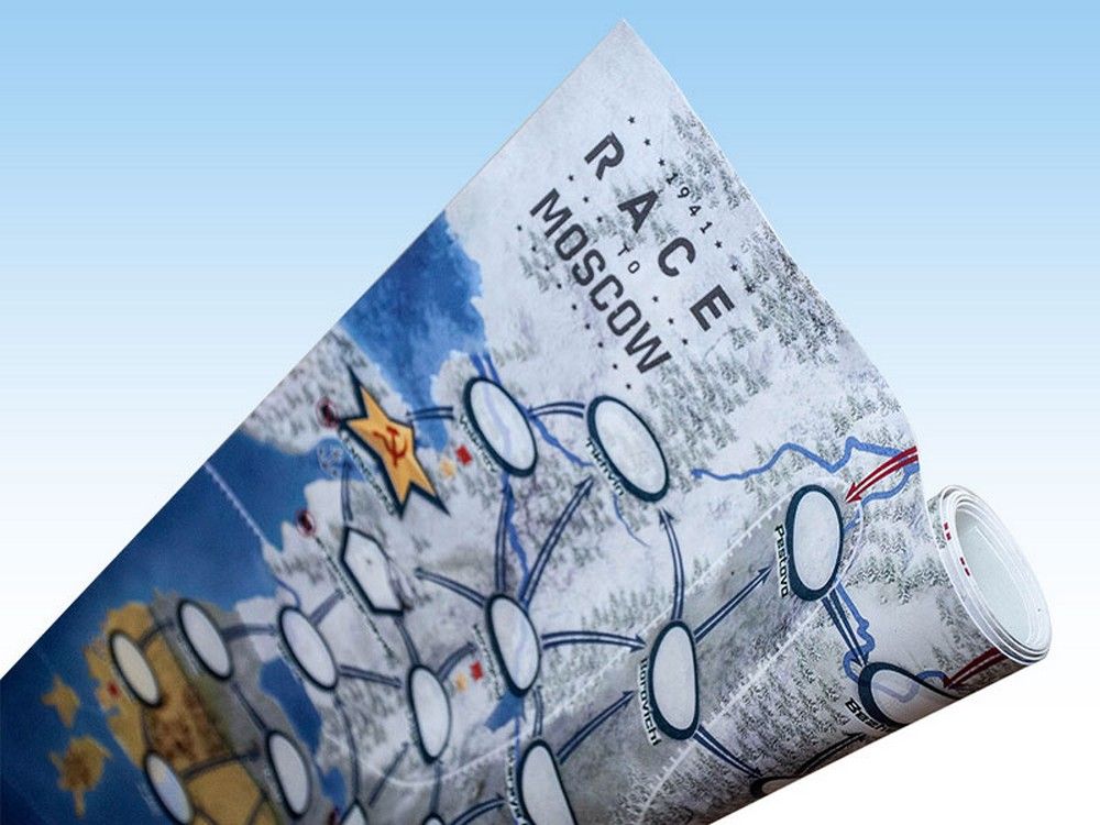 Race to Moscow: Giant Playing Mat (126cm x 84cm)