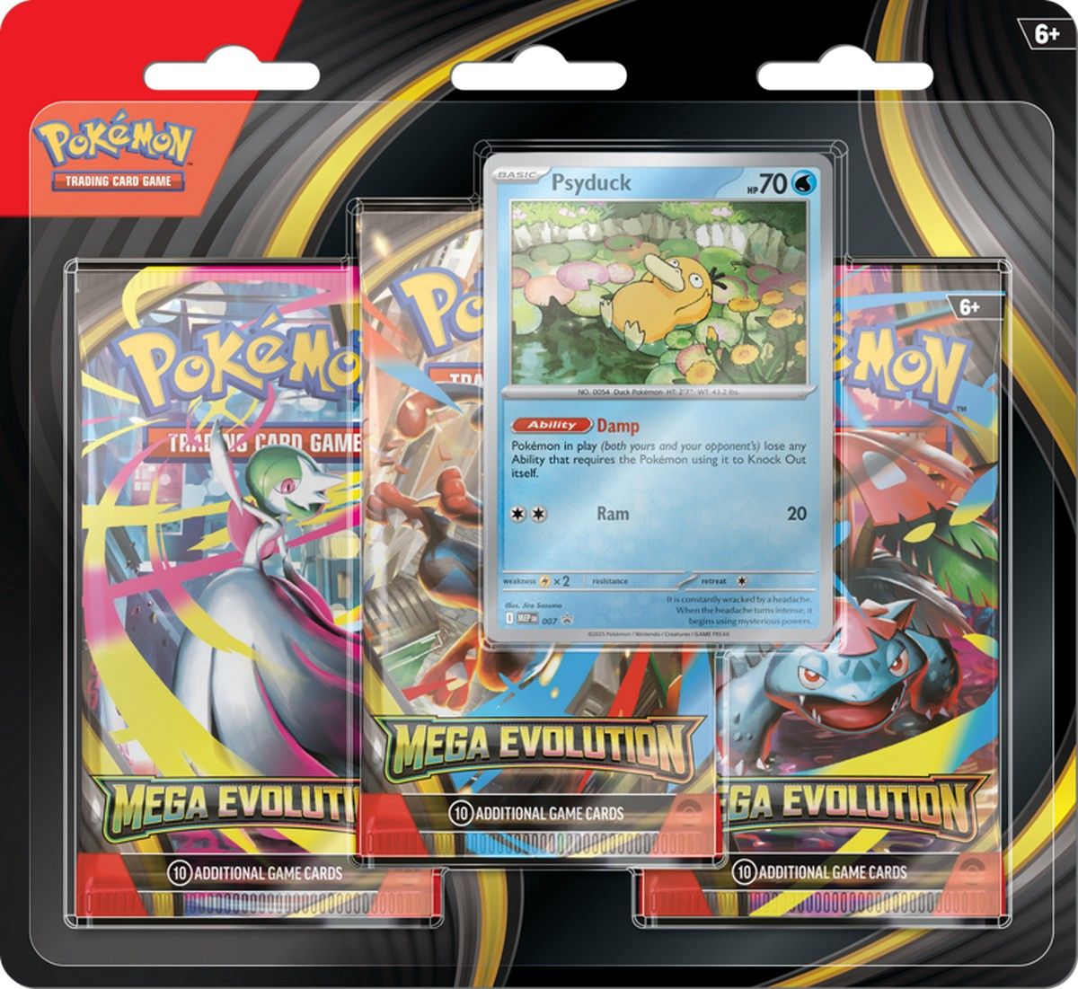 Pokemon TCG: Mega Evolution - Psyduck 3-pack
