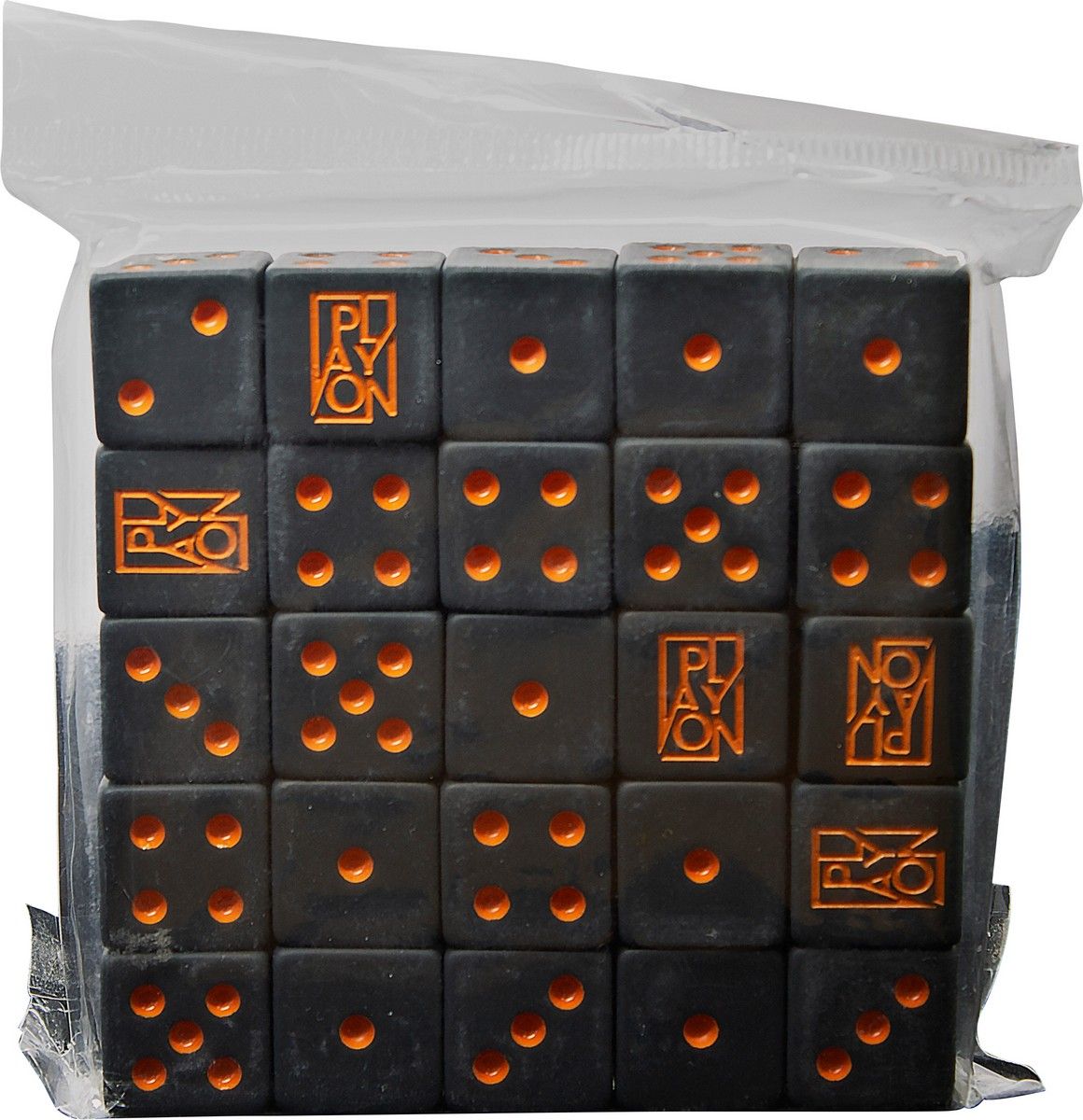 Play On Tabletop - Official Black Dice Set x 25