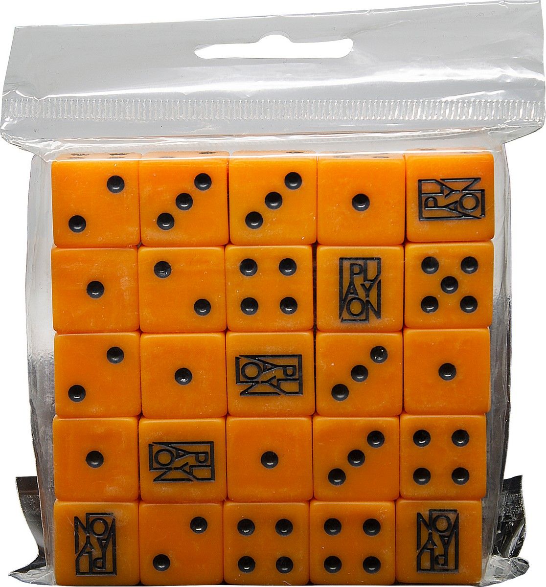 Play On Tabletop - Official Orange Dice Set x 25