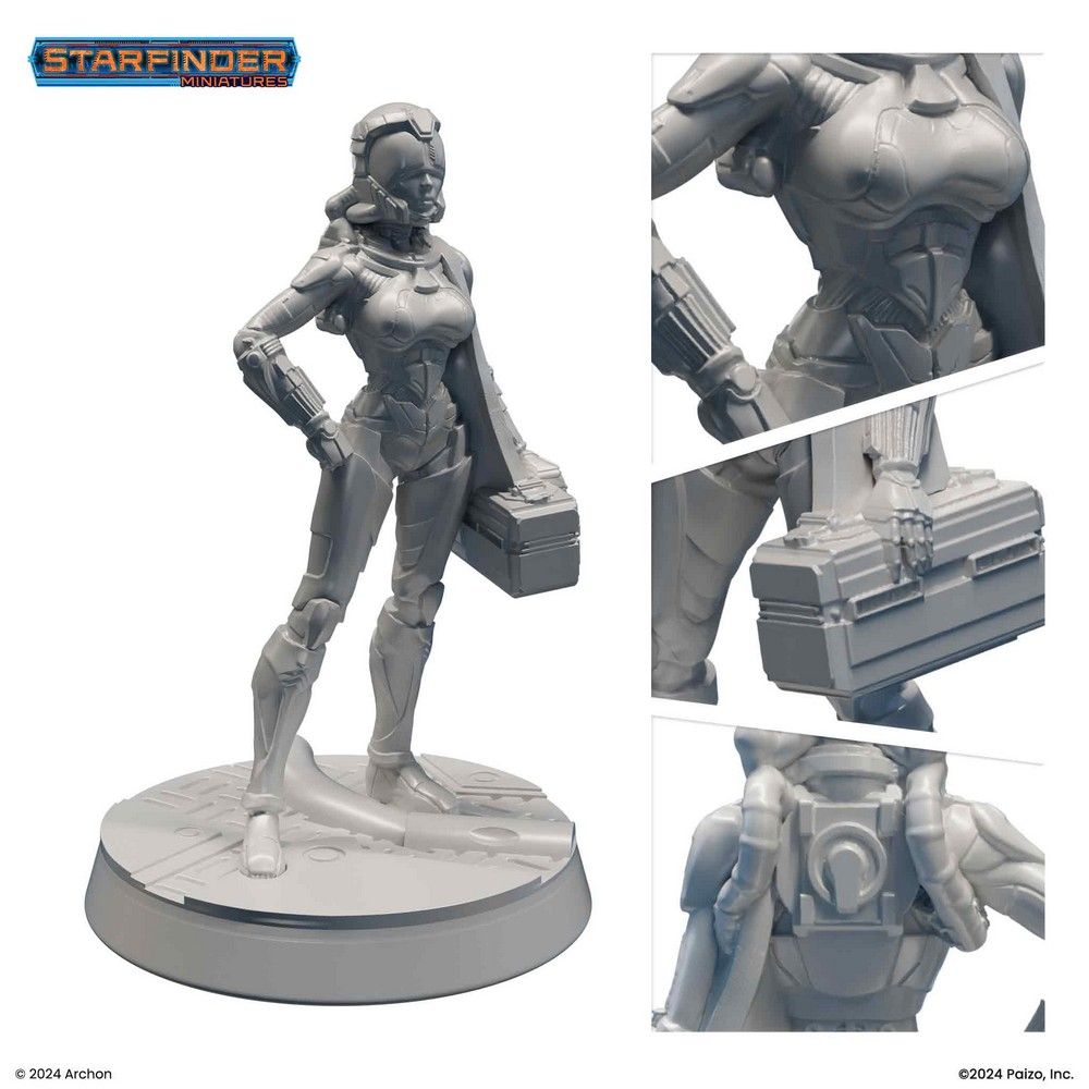 Human Ace Pilot - Starfinder Miniatures