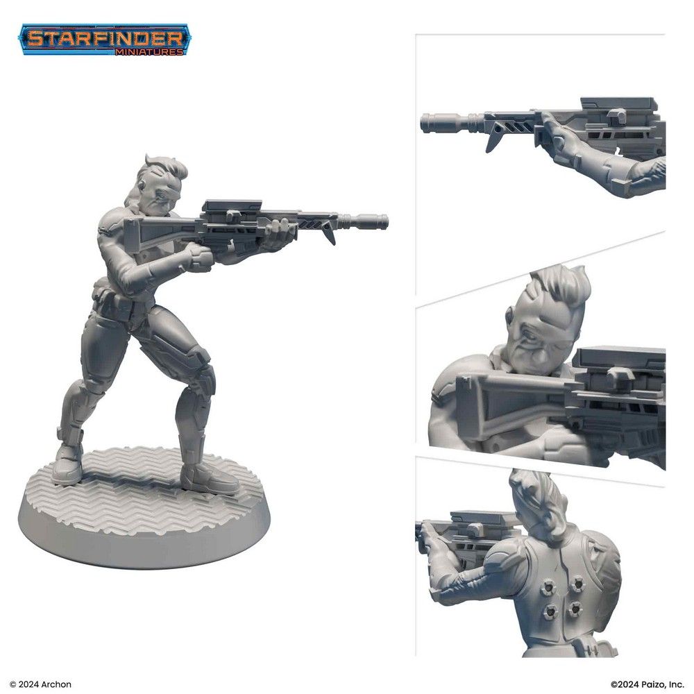 Android Hired Gun - Starfinder Miniatures