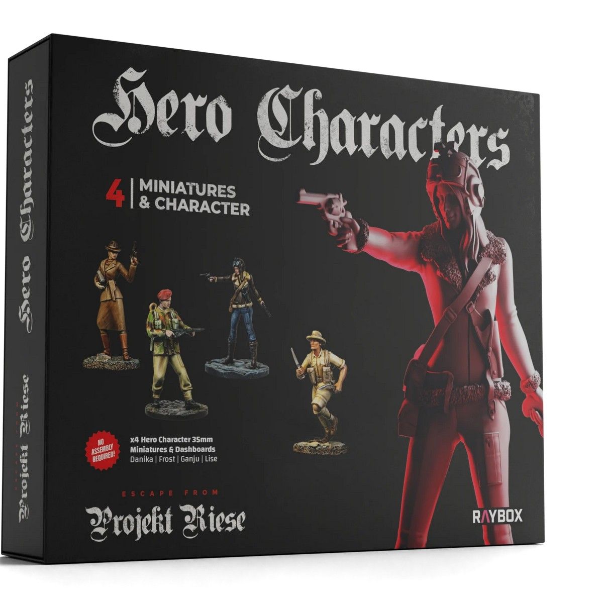 Escape from Projekt Riese - Hero Characters
