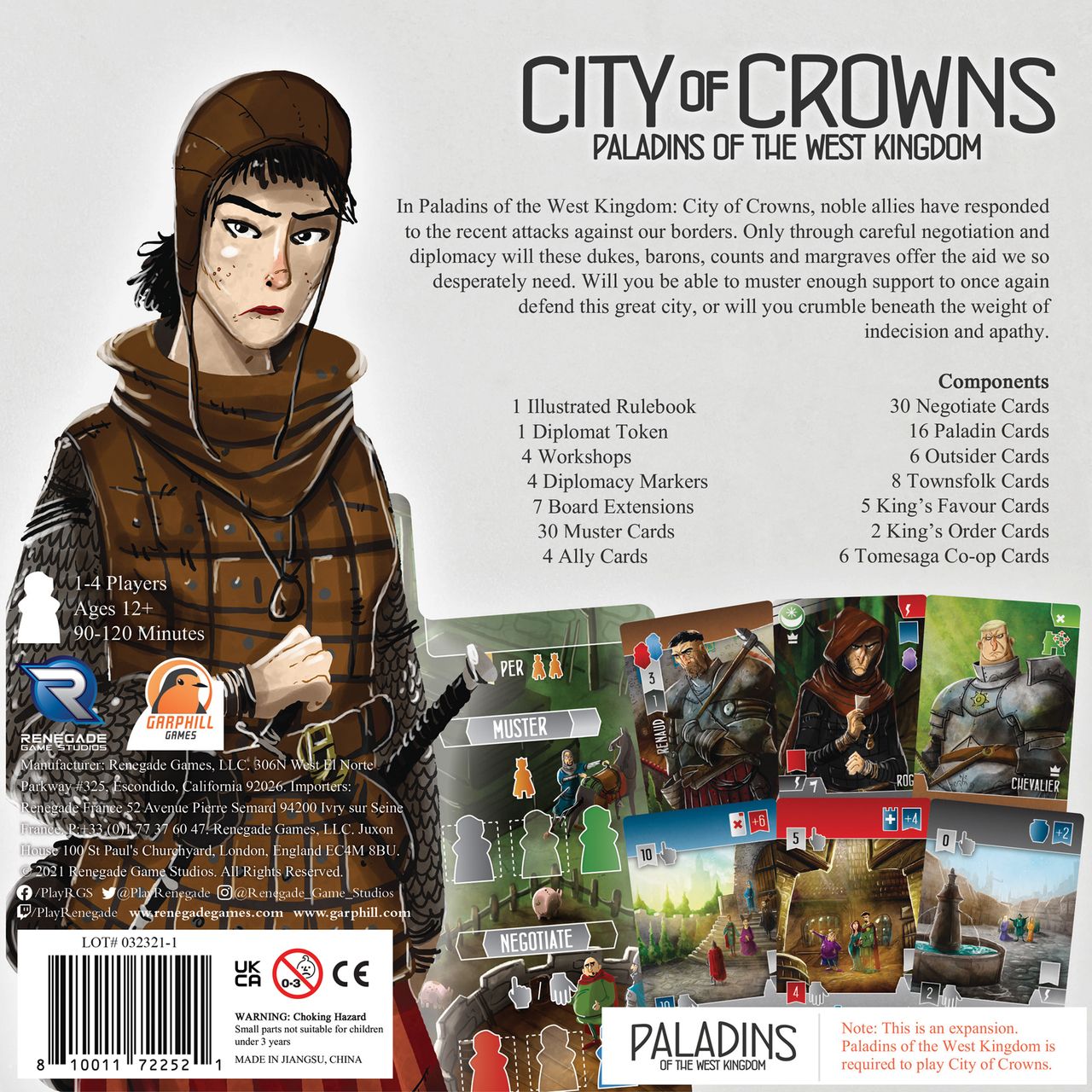 Paladins of the West Kingdom: City of Crowns