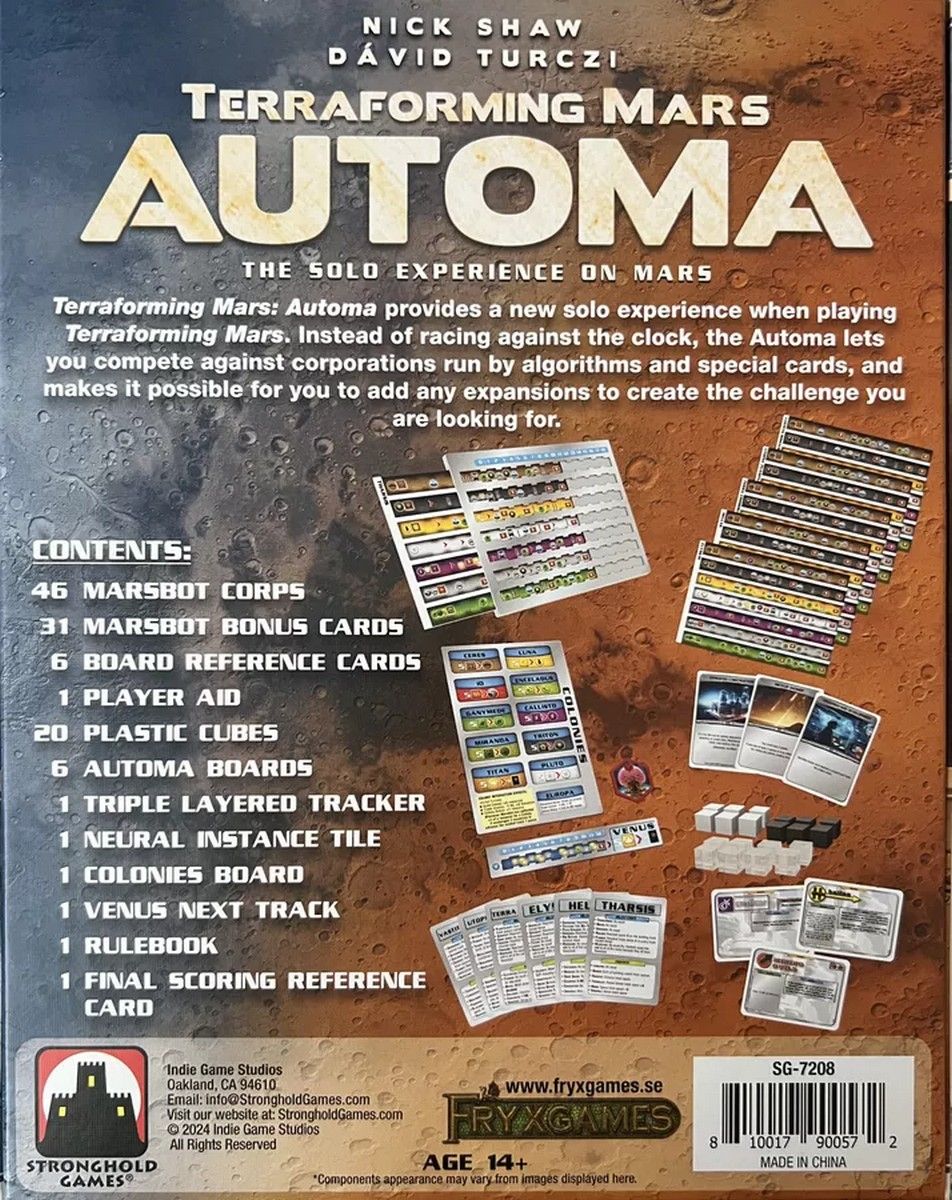 Terraforming Mars: Automa