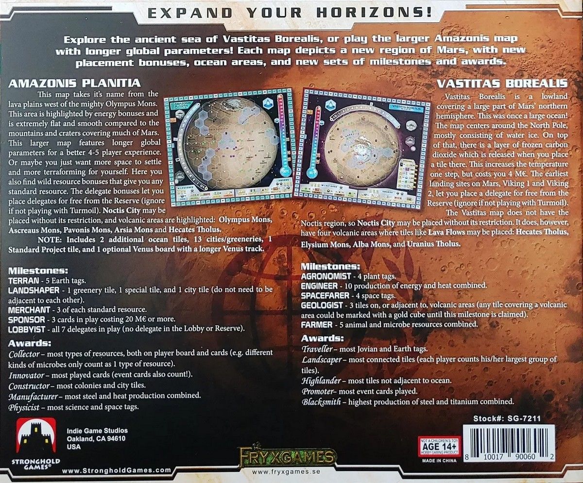 Terraforming Mars: Amazonis & Vastitas