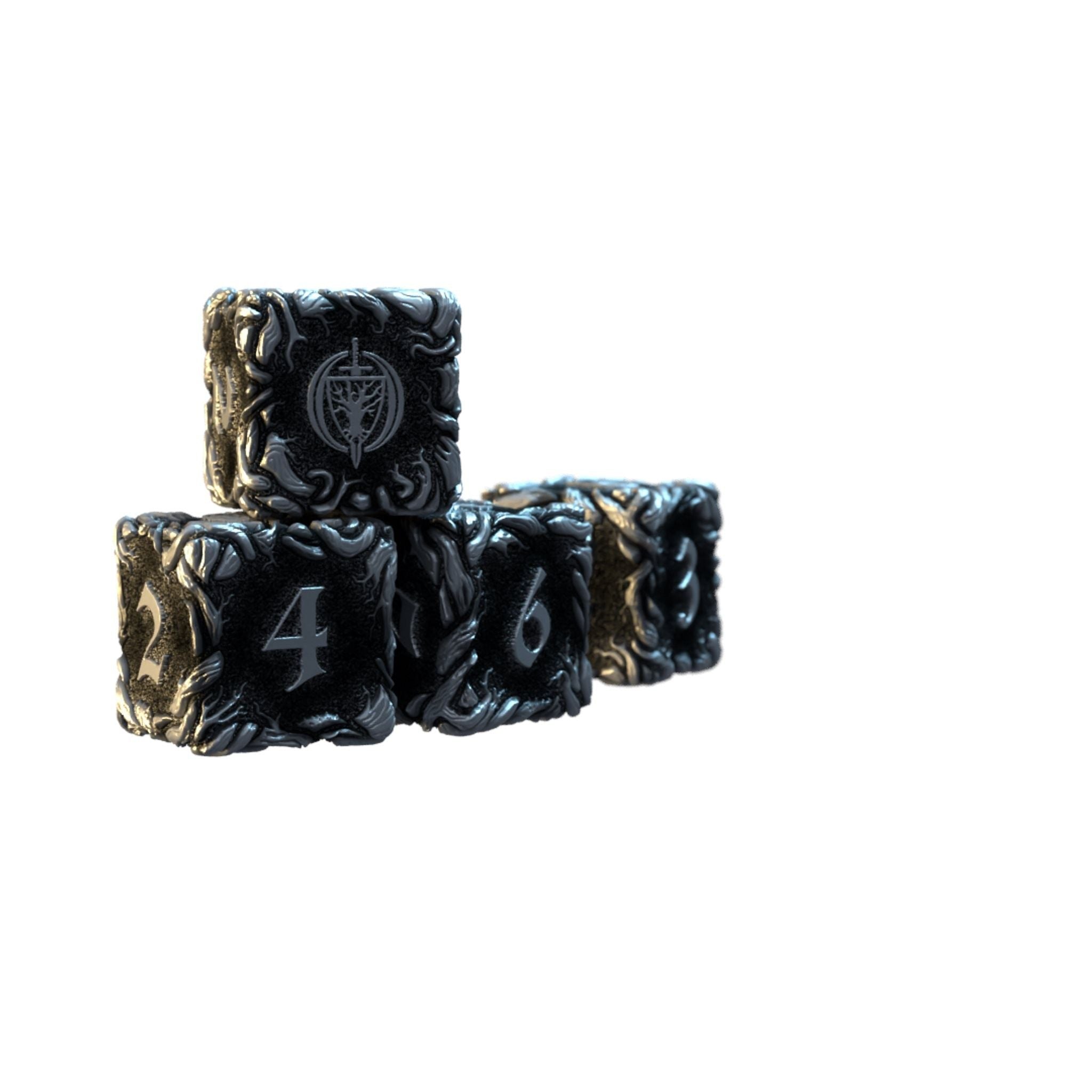 Oathsworn: Into the Deepwood: Metal Dice