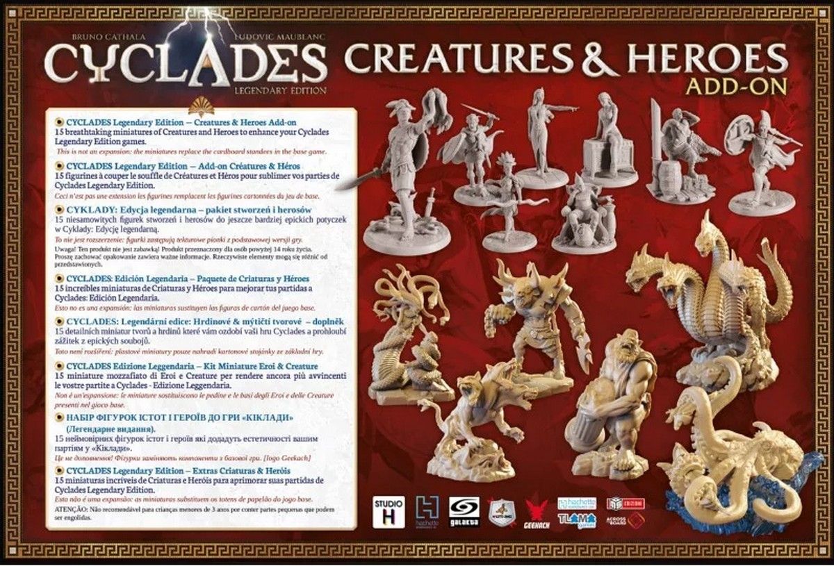 Cyclades: Legendary Edition - Creatures & Heroes Add-on